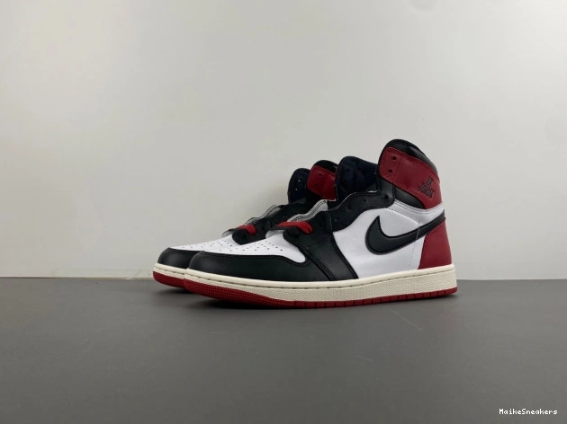 MaikeSneakers High Jordan Black 1 Toe Air Reimagined OG DZ5485-106 0708